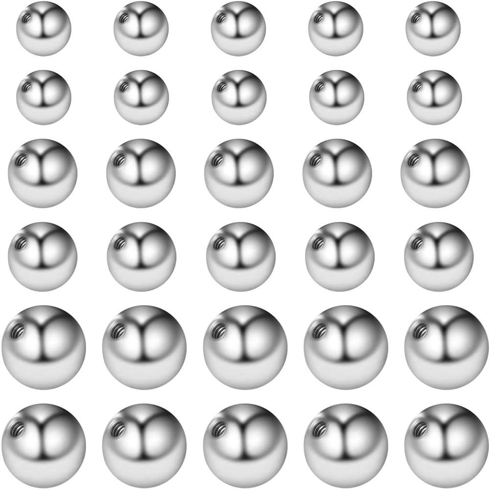 Body Jewelry Replacement Ball - 10/30 Stuks Set Vervanging Ballen Voor