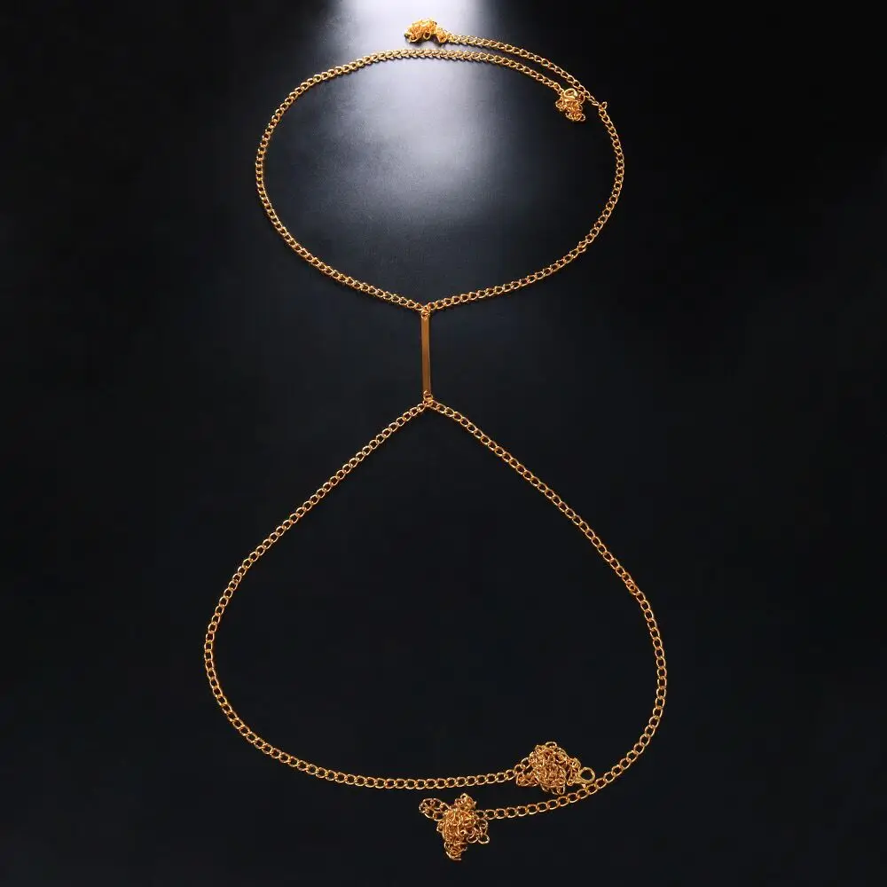 Sexy Metalen Borstketting Harn - Body Jewelry Necklace recensie en prijs