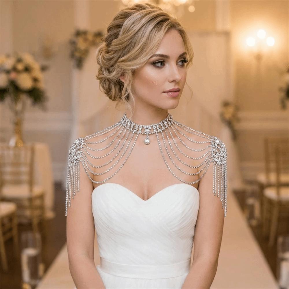 Luxueus Ontworpen Schouderkett - Body Jewelry Necklace recensie en prijs